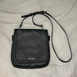 Black Calvin Klein shoulder or crossbody bag
